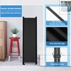 MAYOLIAH 6 Panel Room Dividers Folding Privacy Screen, 10ft Wide