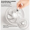 Portable Tripod Stand Fan USB Rechargeable Camping Hanging Fan with