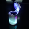 Juhon Cigar Ashtray with LED Light Container Smoke Cup Holder