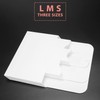 KJKVIVH 3 Pack Magnetic File Holder, Size Refrigerator Storage Pocket