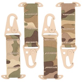 Battle Duty Belt Key Holder, Tactical Carabiner Key Clip Accessories, for Plate Carrier, Tactical Glove, Tactical Vest, Belt, Bag