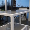 Holly & Martin Zephs Bar Cart White - Stylish Bar