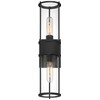 Possini Euro Design Miranda Modern Wall Light Sconce Matte Black