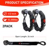 X MONSTER Soft Shackle Synthetic Road Recovery Rope Tow Shackles