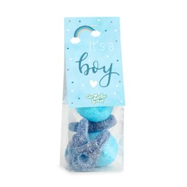 It's a Boy - Blue Candy Mix Filled Snack Bag - Lovely Baby Shower Gift Idea