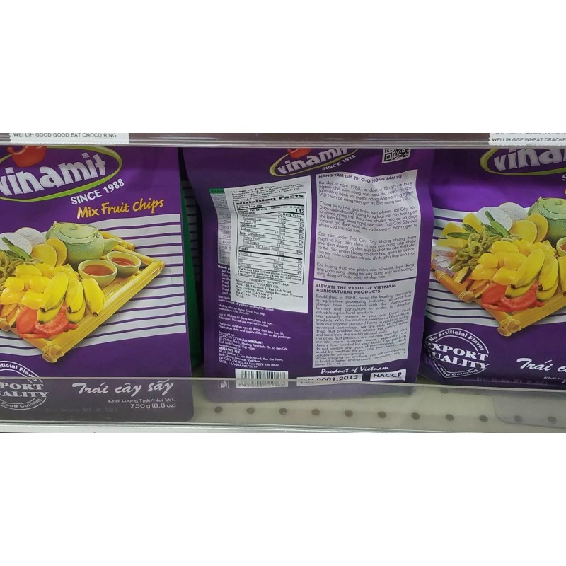 TERRA 2 PACK VITAMIT MIX FRUIT CHIPS NO ARTIFICIAL FLAVOR