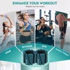 BECOJADDE Wrist Ankle Weights Adjustable Training Intensity for Strength Training