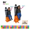 Disfraz Inflable De Halloween Cohete Espacial Rocket Nave Space Toda