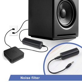 EMSea Ground Loop Noise Isolator Filter 3.5mm AUX Cable for Home Car Stereo Audio