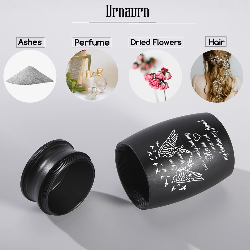 Urns for Brother Ashes, 2.8“ High Small Funeral Cremation Urns,