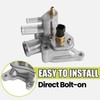 Engine Coolant Thermostat Housing Assembly Compatible with 2001-2006 Chrysler Sebring