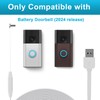 Doorbell Charger for Ring Battery Doorbell(2024 Release), USB C Charger