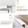 MOROBOR White Mini Finger Edge Pull, 20 PCS Concealed Handle