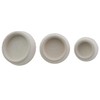MDXing 6PCS White Rubber Wash Basin Bathtub Stoppers 6 Sizes
