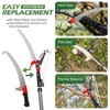 Walensee Pole Saws for Tree Trimming,7.2-27FT Extendable Tree Pruner,Manual Branch