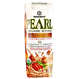 Kikkoman USA Organic Chocolate Soymilk, Dairy-Free & Low-Fat, 24 Pack of 8 fl oz, USDA Approved, Rich Creamy Flavor, Lactose-Free Alternative, Perfect for School Nutrition & Culinary Use