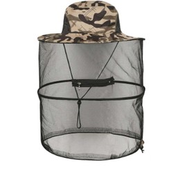 COZERI Imkerhut Moskitonetz Hut – Faltbare Schutzhaube mit Abnehmbarem Moskitonetz, Sonnenhut mit Breiter Krempe, Ideal für Outdoor Camping Wandern Gartenarbeit