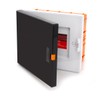 Fuse Box Distribution Box with Spirit Level Flush-Mounted Small Distributor
