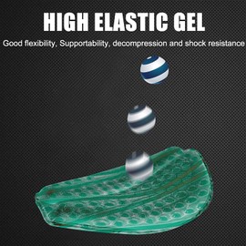 RWUJILONG Motorcycle Seat Cushion 3D Honeycomb Motorcycle Gel Seat Cushion Petal Shape Design - Not Stuffy, Protecting Sensitive Areas, Stay Cool and Comfortable for Long Ride