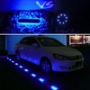 YiLaie Blue Solar Lights for Outside Auto ON/Off, Small Stick