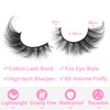 False Lashes Natural Look Fluffy Faux Mink Eyelashes Wispy Fox