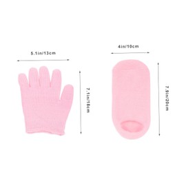 TOVINANNA Overnight Gloves Gel Socks Moisturizing Socks for Dry Cracked Feet Women