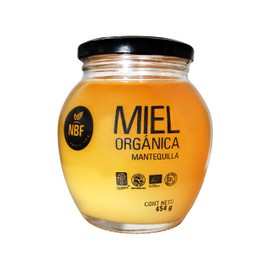 NBF Miel de Abeja Mantequilla Pura Organica 454gr 100% Natural