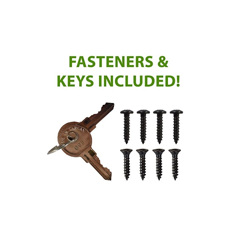 Nationwide Industries Black Nylon Polymer Keystone X2 External One Sided