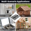 ZIUZI 16 Pcs Small Stainless Steel Door Hinges, 2 inch