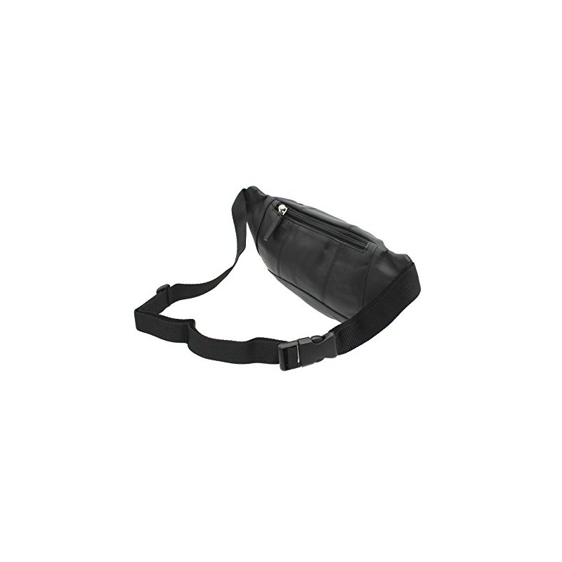 VISCONTI Leather Bumbag Style 720 Black