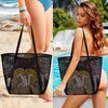 [Kimstore] Beach Bag, Pool Bag, Large Capacity, Quick Drying, Foldable,