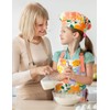 WERNNSAI Floreale Set Chef per Bambini - Impermeabile Bambini Grembiule