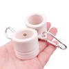 Shiwaki 2 Rotating Flag Pole Rings, White Flag Pole Buckle,