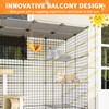 Oneluck 4-Tier 55 Inch Large Cat Cages DIY Cat Playpen