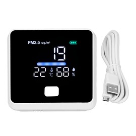 3 in 1 Air Quality Monitor Timely Accurate Measurement Temperature Humidity Tester for Home Office