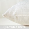 Artscope Linen Cushion Covers Set of 1 Decorative Lumbar Pillowcase