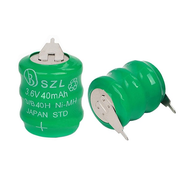 STEPMAX 2 Pack 3.6V 40mAh Ni-MH Battery for Varta 3/V40H