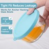 LUVCOSY 2 Cup Silicone Replacement Lids Storage Cover for Anchor