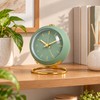 Analog Alarm Clock for Bedside Use – Silent Luminous Pointer