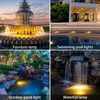 AVEKI Solar Pond Spotlights, 2 in 1 12 LED Solar