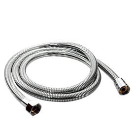 Xixitaihao Shower Hose 1.5 m Stainless Steel Chrome Anti Twist Kink Protection Universal for Bath Taps