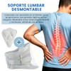 Faja Lumbar Ajustable para Hombres y Mujeres, Transpirables (Medium)