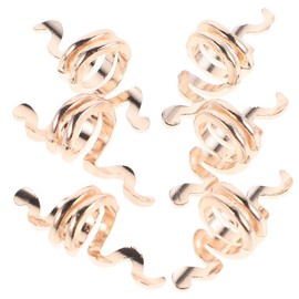 minkissy Pcs Hair Cuffs for Braids Retro Vintage Snake Charms Gothic Style Hair Jewelry Secure Spring Clips Easy to Use for Women