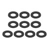 sourcing map Carbon Steel Flat Washer Fits M8 Bolts, 20pcs