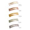 VINGTAINE H7772-GY- Hair Clip, Square Shape, Nuance, Dull Color, Patchin
