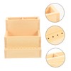 BIUDECO Nail Tool Storage Box Double Makeup Organizer for Desk