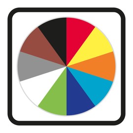 Herlitz Tonzeichenpapierblock, Recyclingkarton, 120 g/m², 23 x 33 cm, 10 Farben