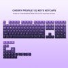 Womier PBT keycaps,Double Shot keycaps 75 Percent,Cherry Profile Keyboard keycaps,Gradient