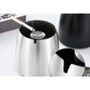 Large Stainless Steel Ashtray Smokeless, Odorless Thickened Windproof Ashtray with