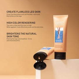 Maquillaje Piernas Cuerpo Base Perfeccionar Piel Corrector Arañas Vasculares